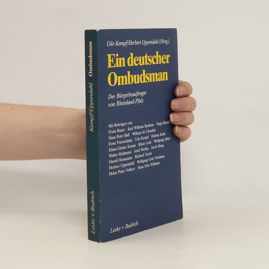Udo Kempf Ein deutscher Ombudsman