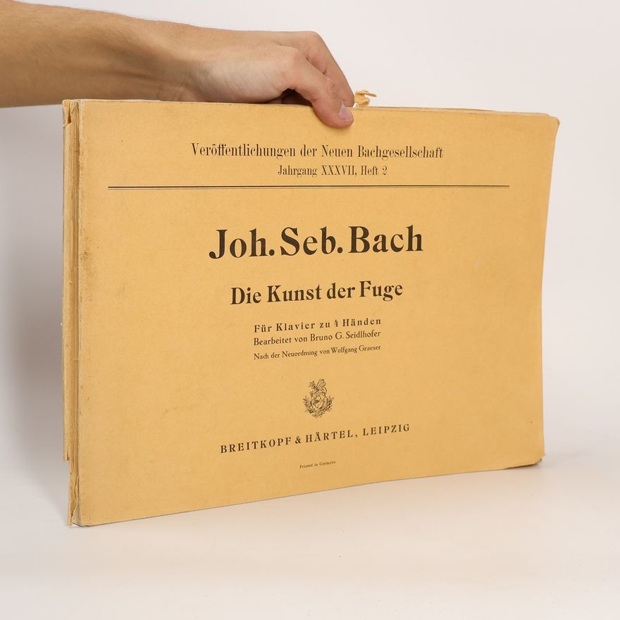 Johann Sebastian Bach Die Kunst der Fuge