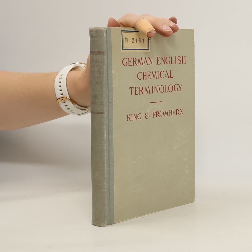 Hans Fromherz German-English Chemical Terminology