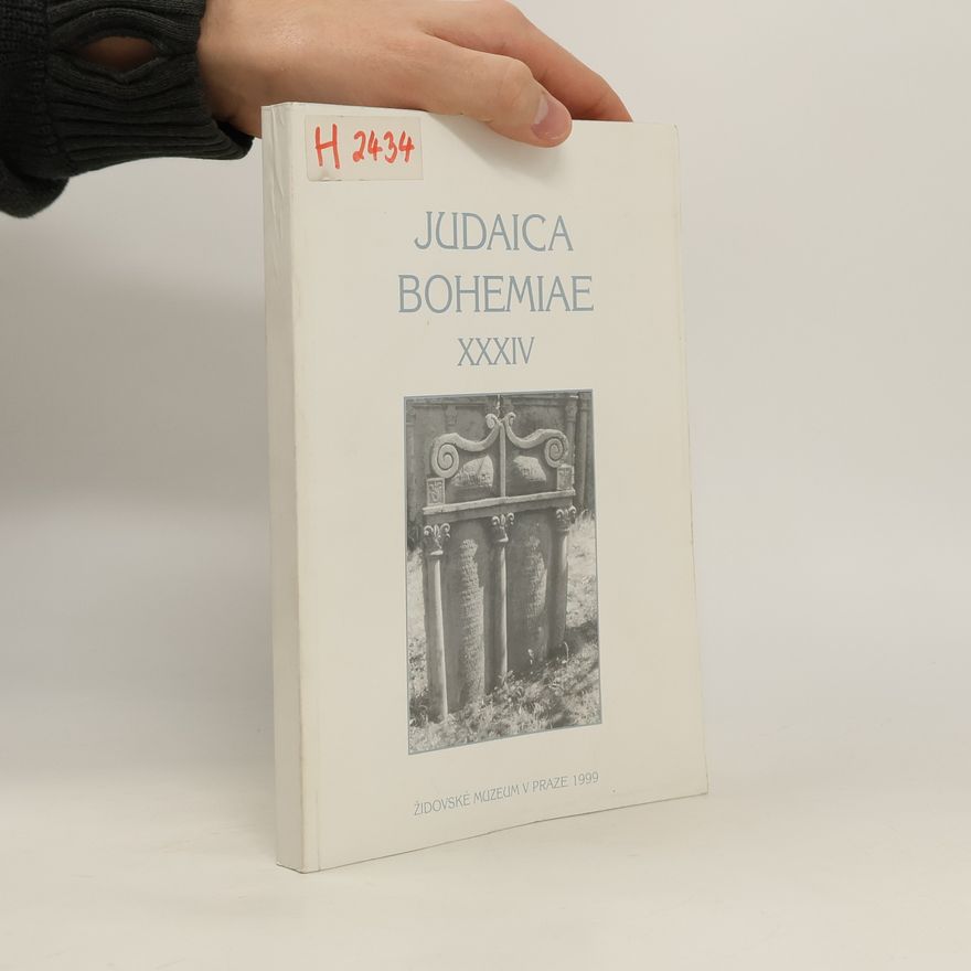 Kolektiv autorů Judaica Bohemiae XXXIV