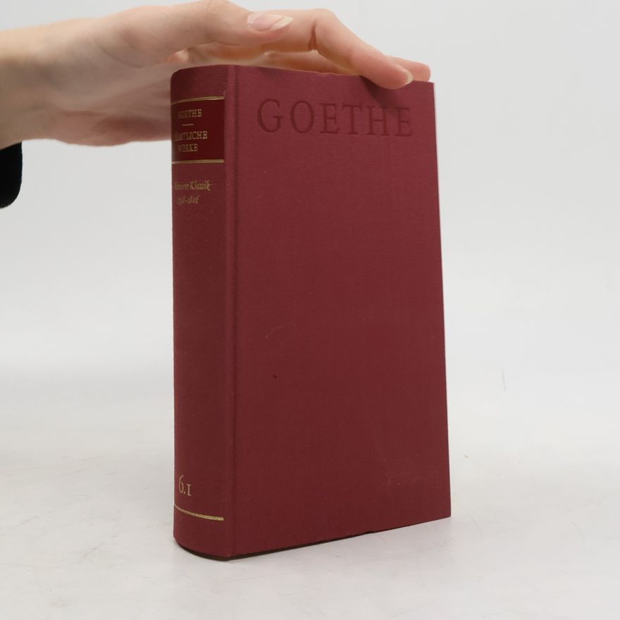 Johann Wolfgang von Goethe Sämtliche Werke 6.I