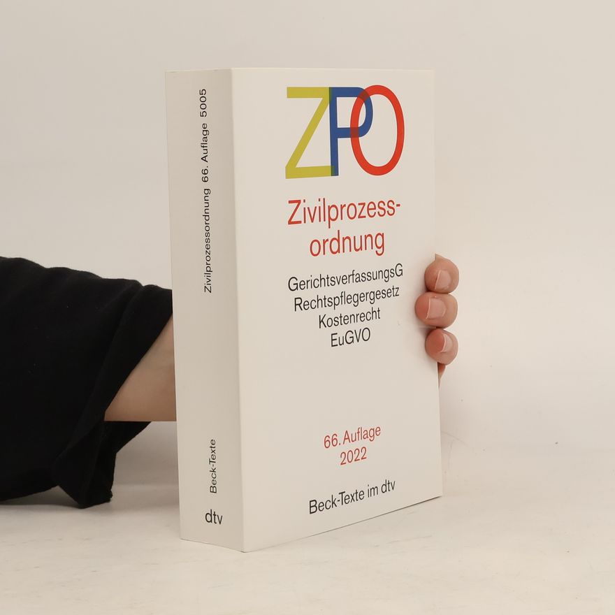 Kolektiv autorů Zivilprozessordnung