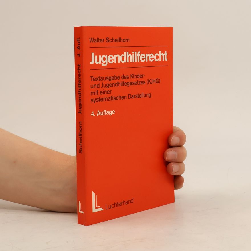 Walter Schellhorn Jugendhilferecht
