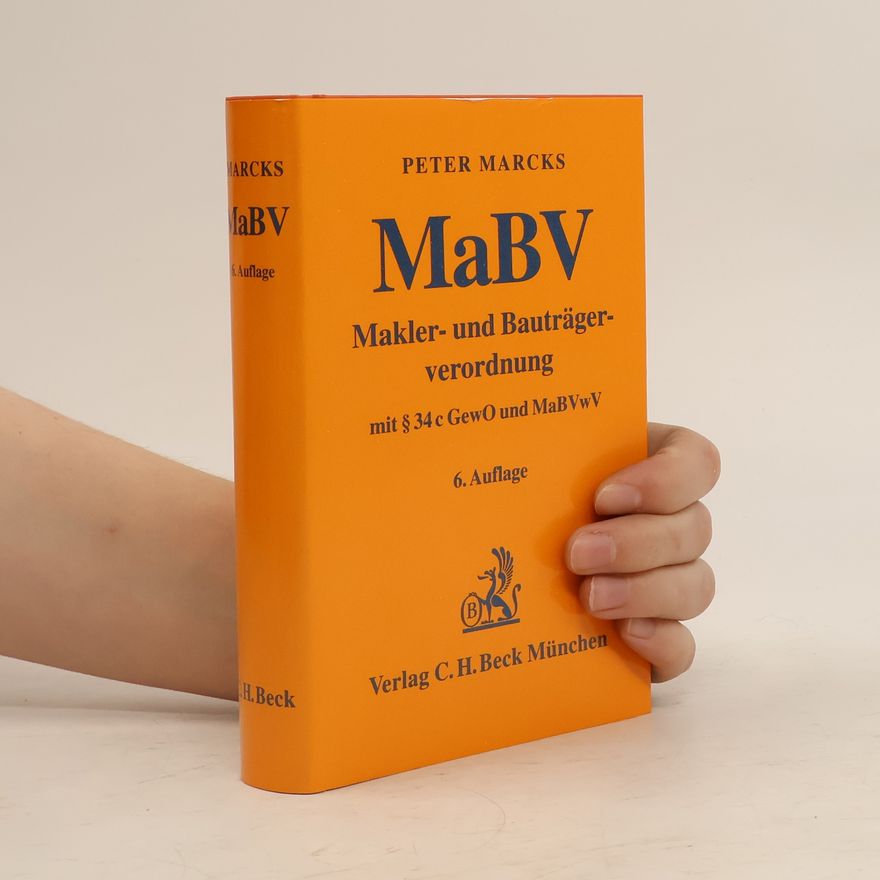 Peter Marcks Makler- und Bauträgerverordnung