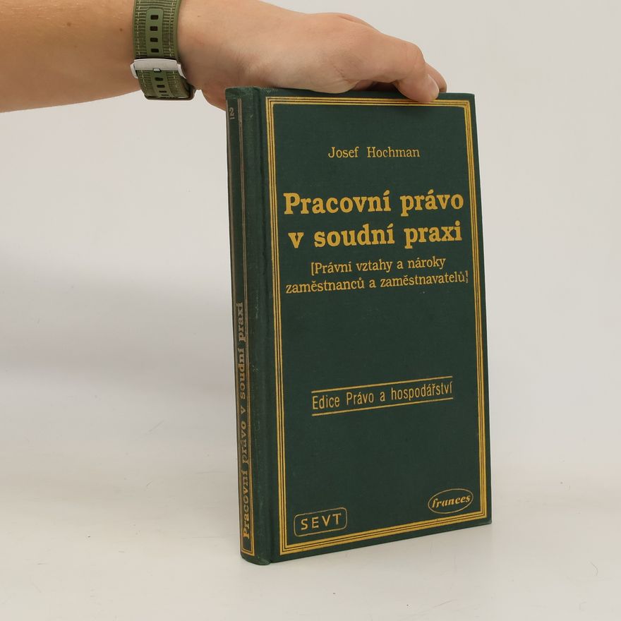 Josef Hochman Pracovní právo v soudní praxi (právní vztahy a nároky zaměstnanců a zaměstnavatelů)