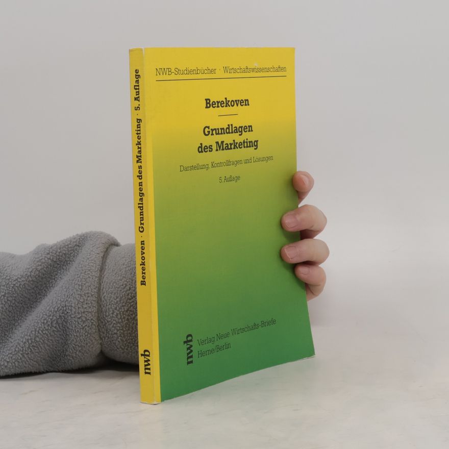 Ludwig Berekoven Grundlagen des Marketing
