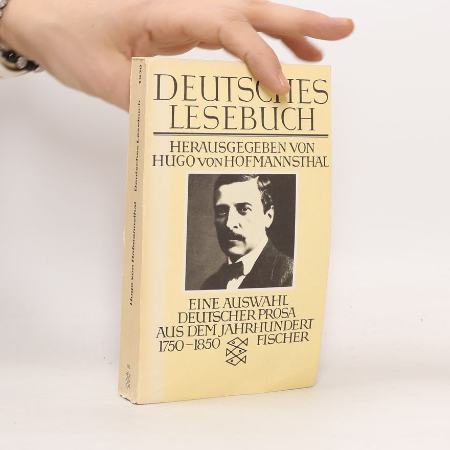 Hugo von Hofmannsthal Deutsches Lesebuch