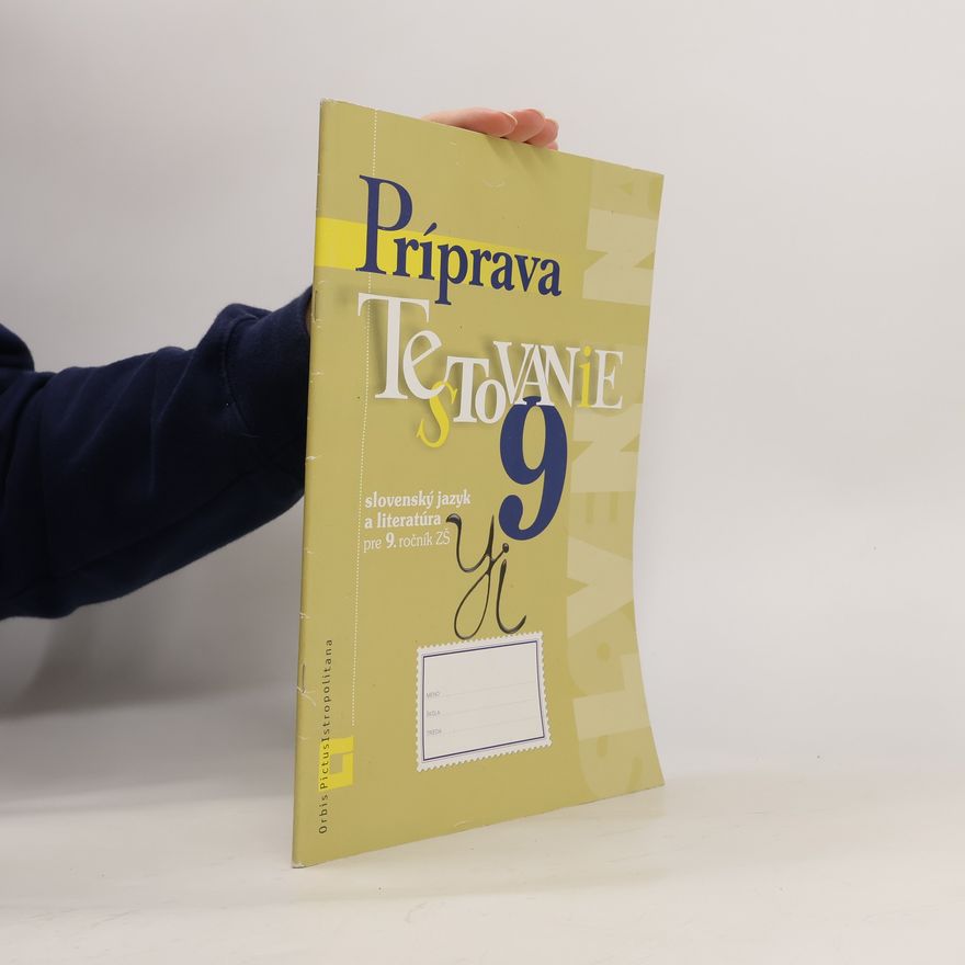 Jarmila Krajčovičová Príprava na Testovanie 9 - slovenský jazyk a literatúra
