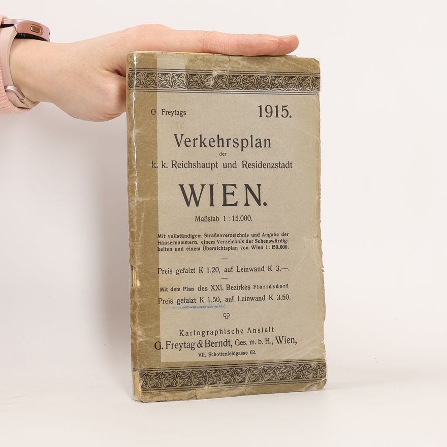 Gustav Freytag Verkehrspan der k.k. Reichshaupt und Residenzstadt Wien