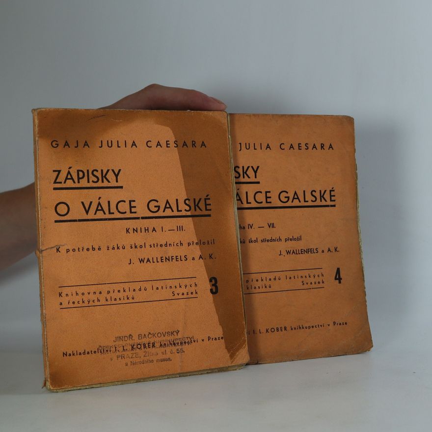 Gaius Julius Ceasar Zápisky o válce galské