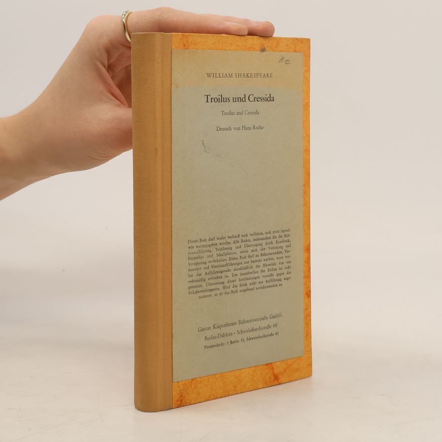 William Shakespeare Troilus und Cressida