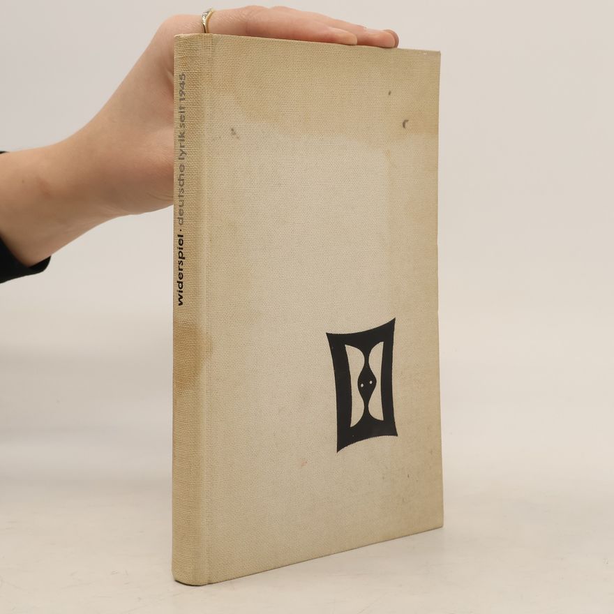 Hans Bender Widerspiel. Deutsche Lyrik seit 1945