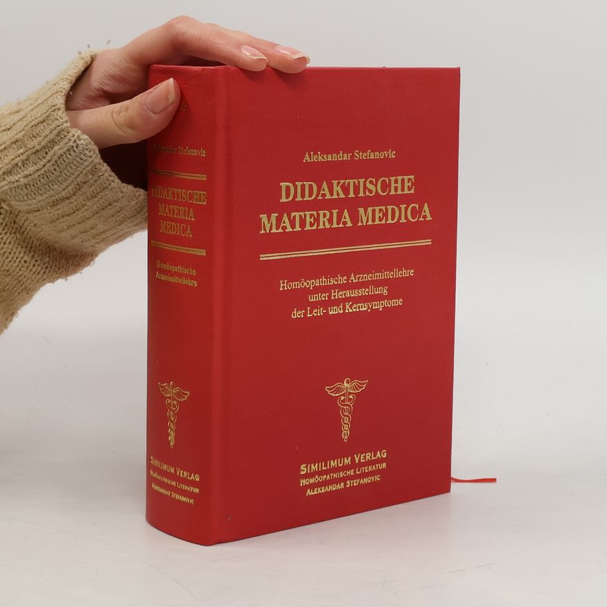 Aleksandar Stefanovic Didaktische Materia Medica