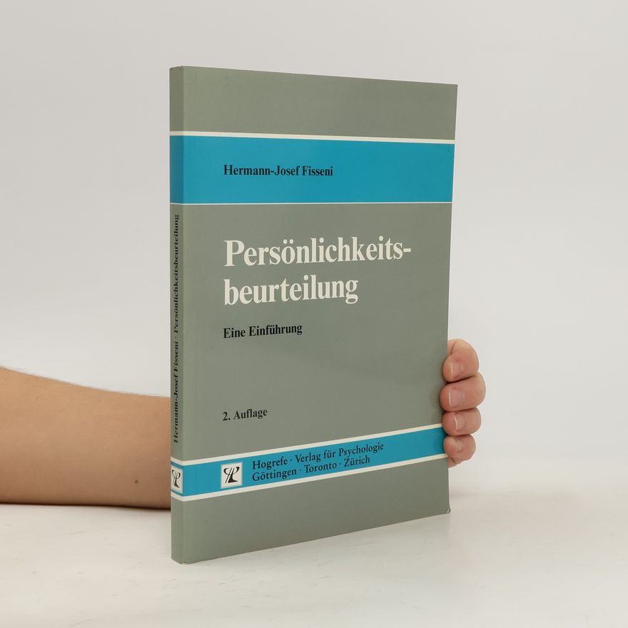 Hermann Josef Fisseni Persönlichkeitsbeurteilung