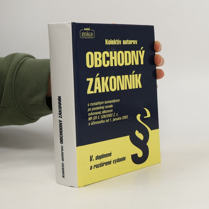 Kolektiv autorů Obchodný zákonník