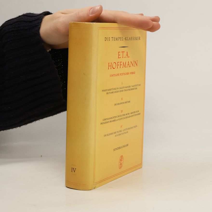 E. T. A. Hoffmann E. T. A. Hoffmann: Sämtliche poetischen Werke 1