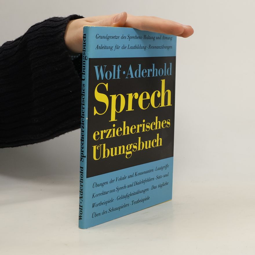 Edith Wolf Sprecherzieherisches Übungsbuch