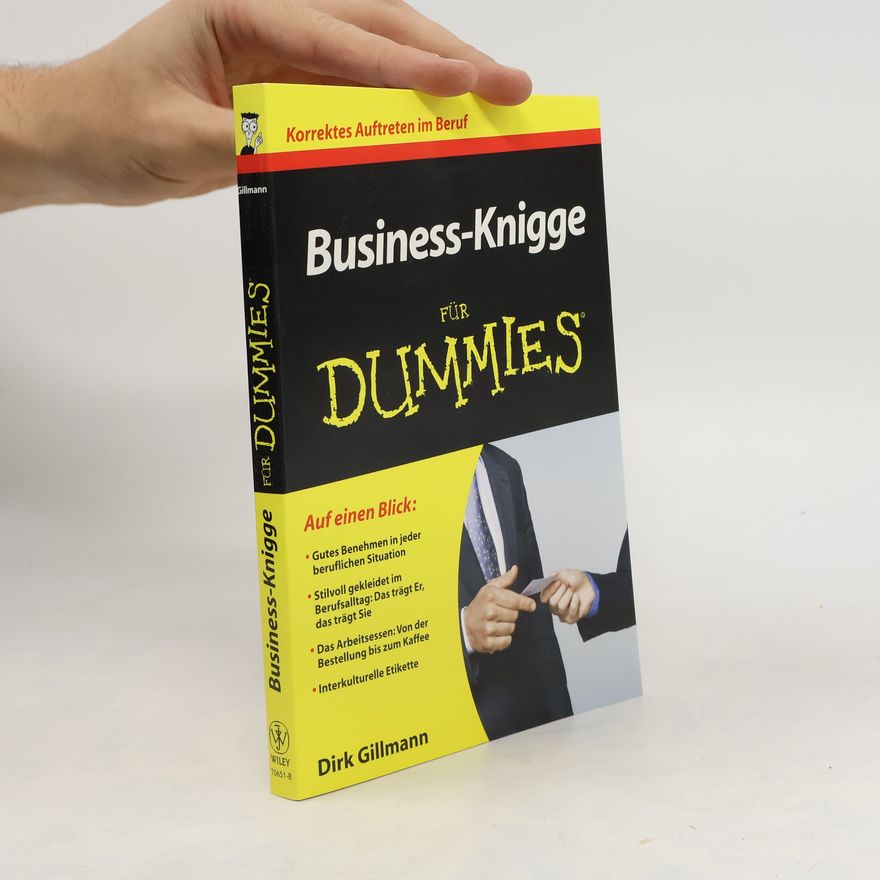Dirk Gillmann Business-Knigge für Dummies
