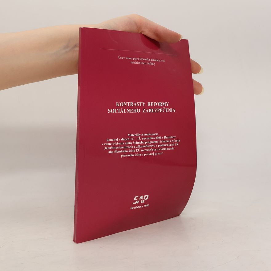 Kolektiv autorů Kontrasty reformy sociálneho zabezpečenia