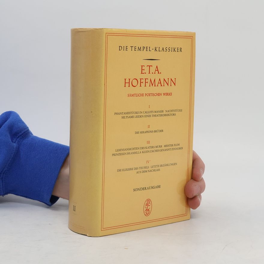 E. T. A. Hoffmann E. T. A. Hoffmann: Sämtliche poetischen Werke 2