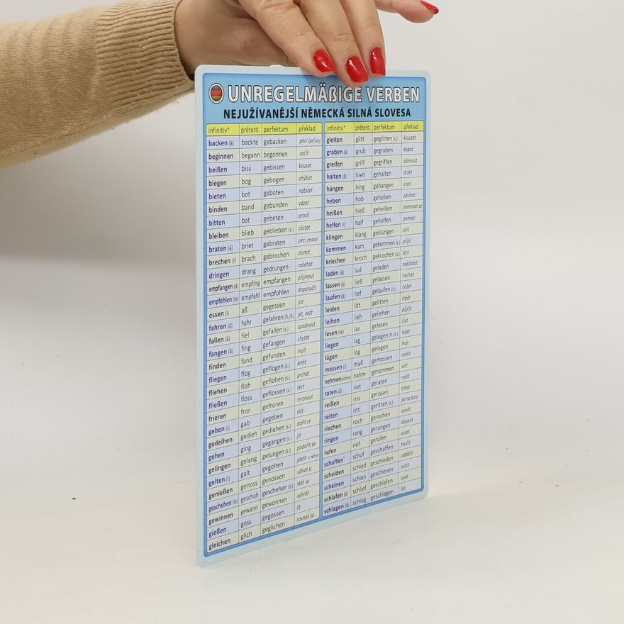 Autorenkollektiv Nejužívanější německá silná slovesa. Unregelmäßige Verben