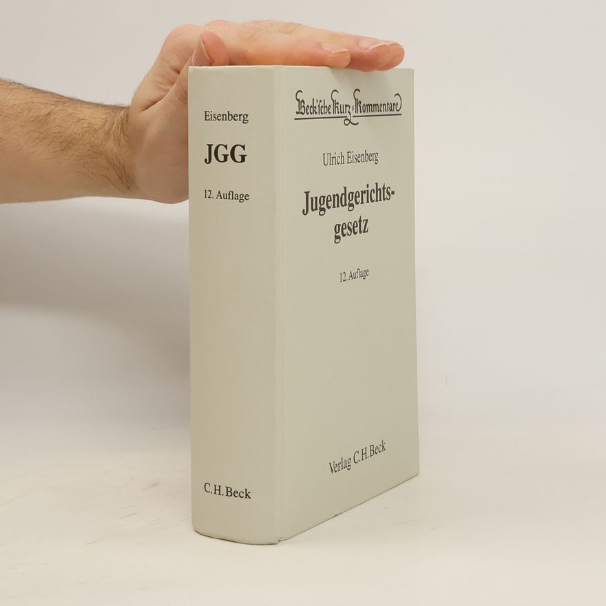 Ulrich Eisenberg Jugendgerichtsgesetz