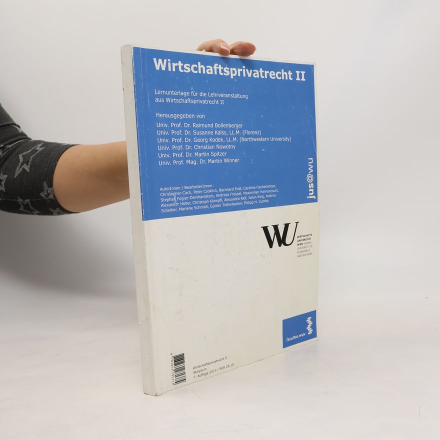 AA.VV. Wirtschaftsprivatrecht II