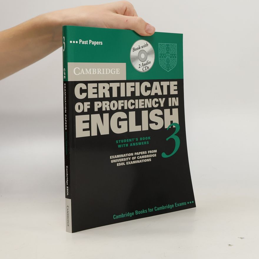 Autorenkollektiv Cambridge Certificate of Proficiency in English 3 Self Study Pack with Answers