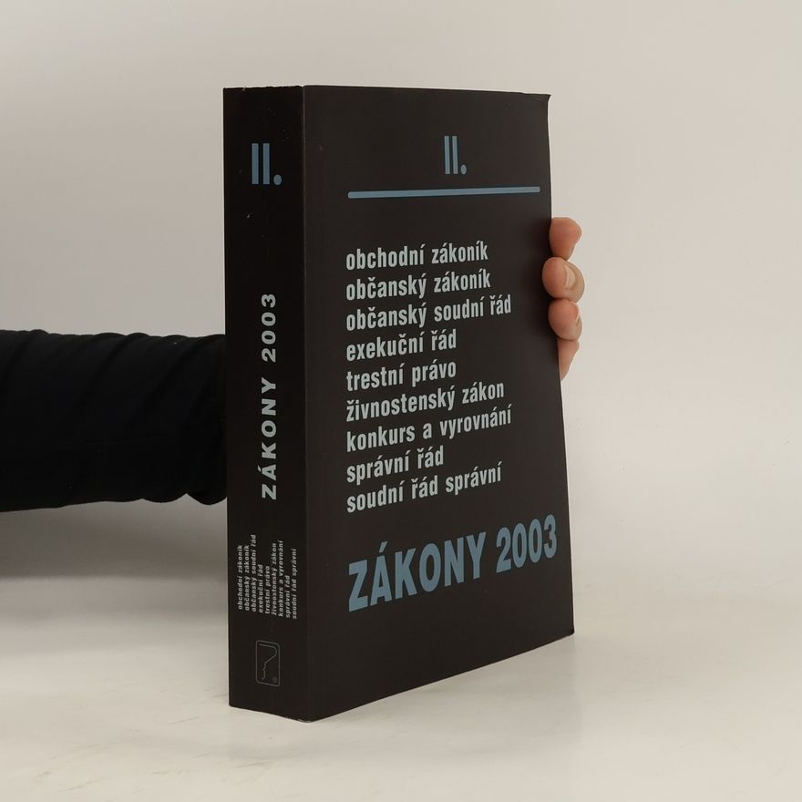 Kolektiv autorů Zákony 2003. II. díl