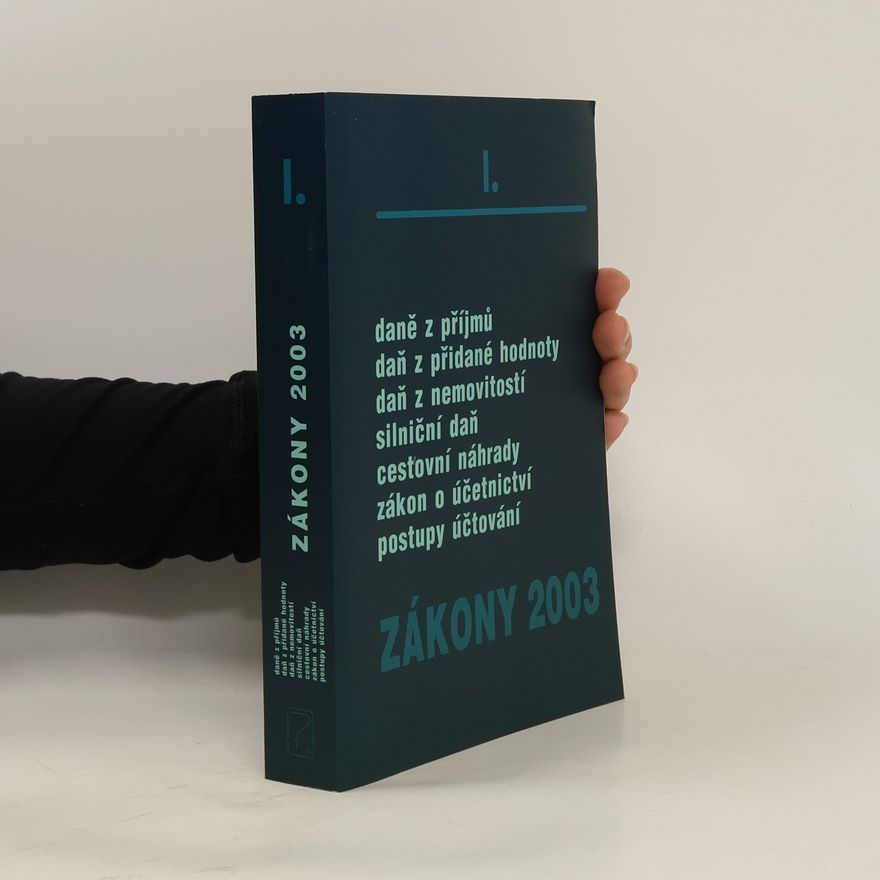 Collectif d'auteurs Zákony I/2003