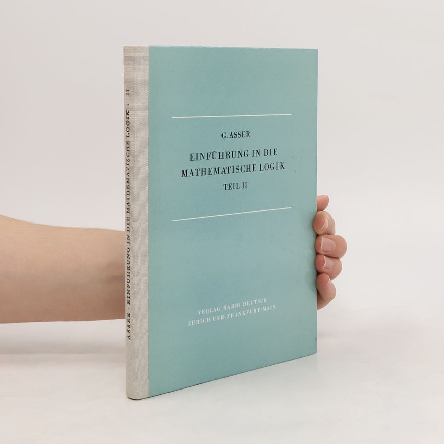 Gu nter Asser Einführung in die mathematische Logik II