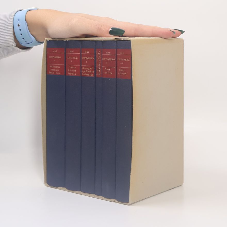Georg Christoph Lichtenberg Schriften und Briefe 1-6