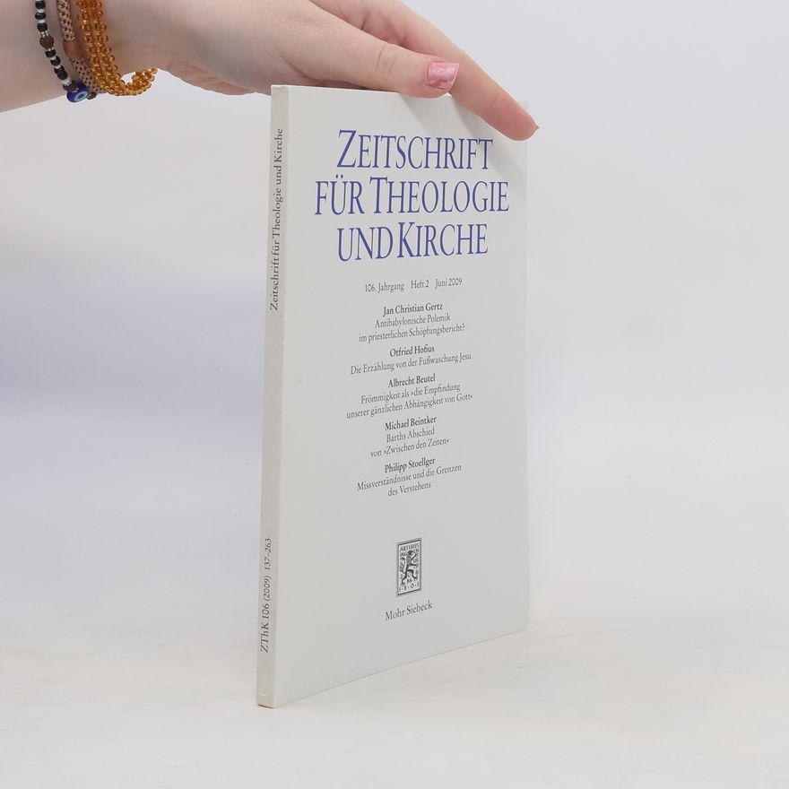 Various authors Zeitschrift für Theologie und Kirche. Heft 2