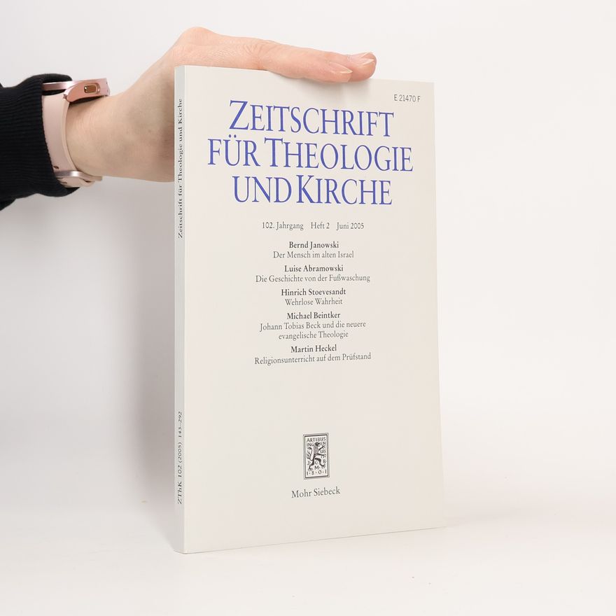 Various authors Zeitschrift für Theologie und Kirche 102