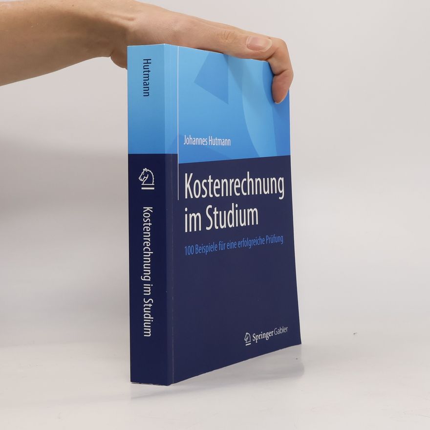 Johannes Hutmann Kostenrechnung im Studium