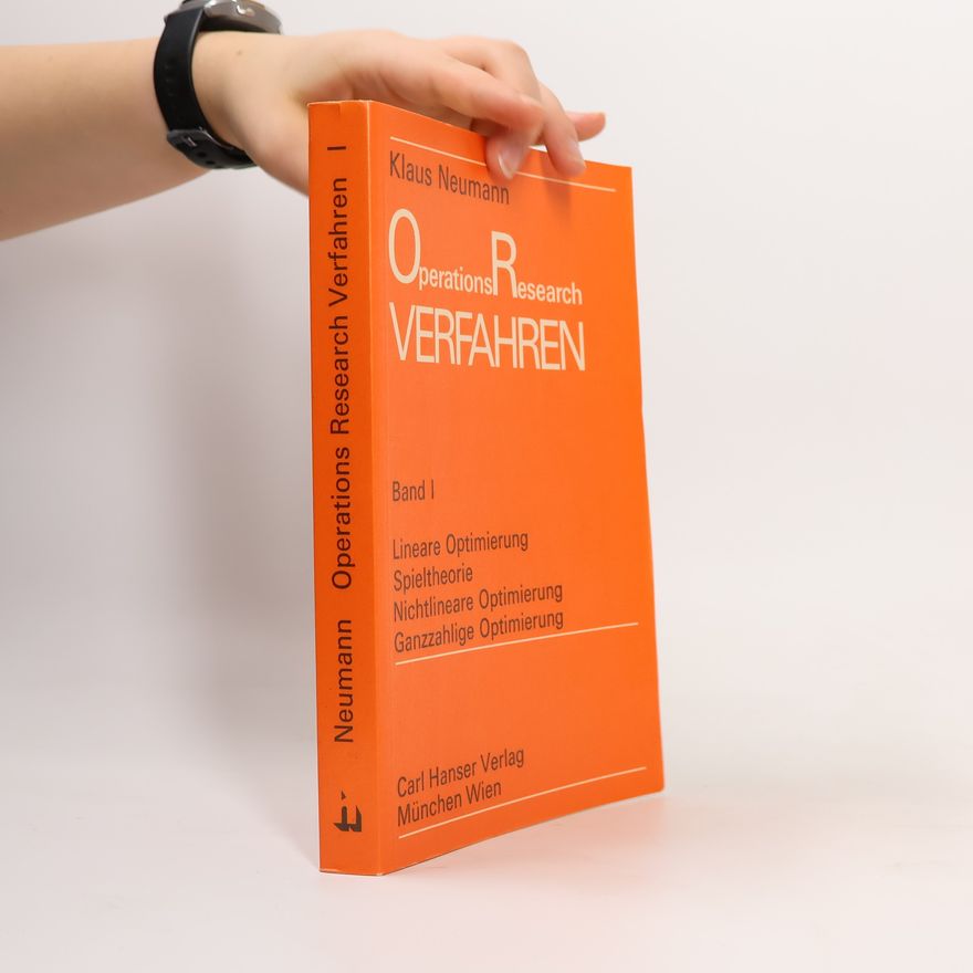 Eckhard Höpfinger Theorie und Praxis des Operations-Research - 1: Operations Research Verfahren