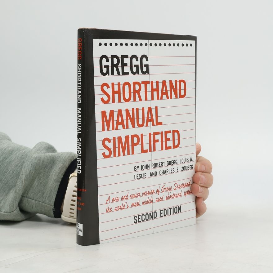 Charles E. Zoubek The GREGG Shorthand Manual Simplified