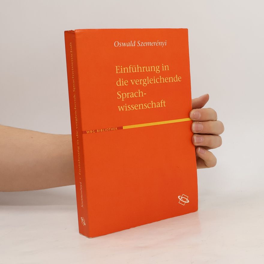 Oswald Szemerényi Einführung in die vergleichende Sprachwissenschaft