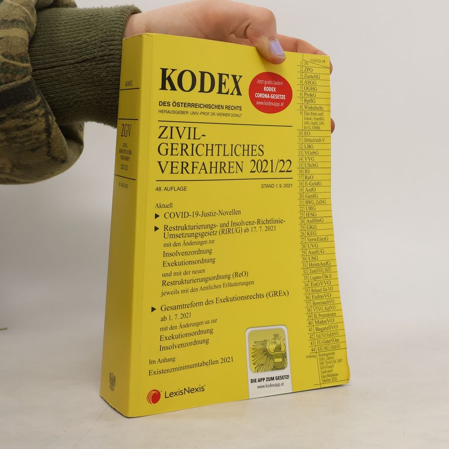 Collectif d'auteurs KODEX: Zivilgerichtliches Verfahren 2021/22
