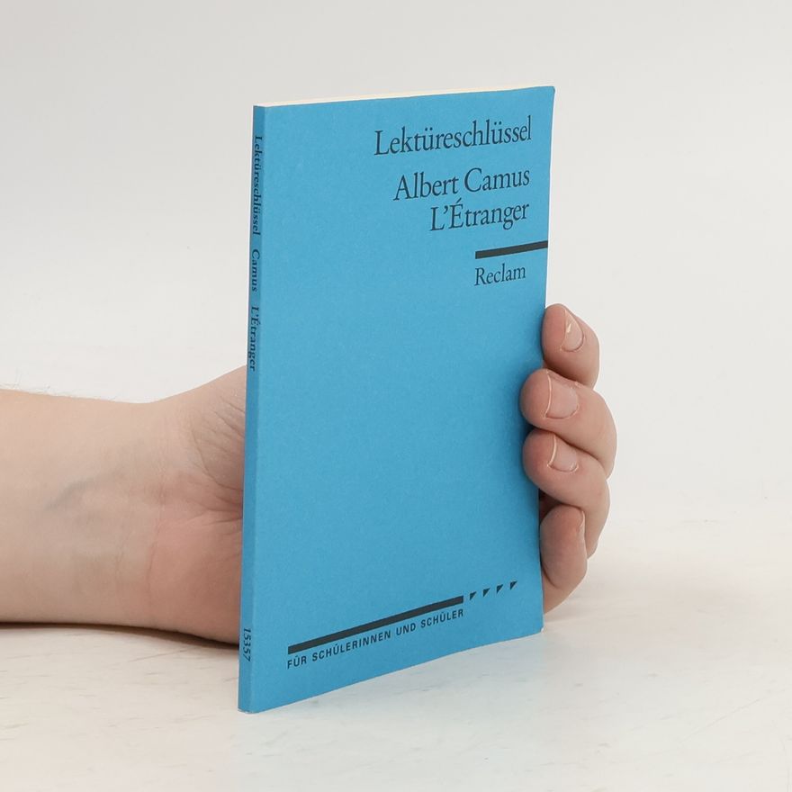 Ernst Kemmner Albert Camus, L'étranger