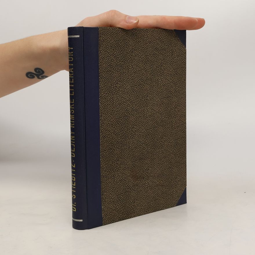 Ferdinand Stiebitz Stručné dějiny římské literatury