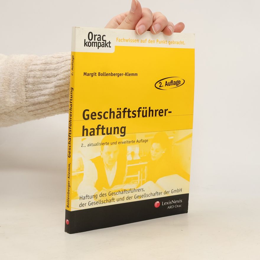 Margit Bollenberger Klemm Geschäftsführerhaftung
