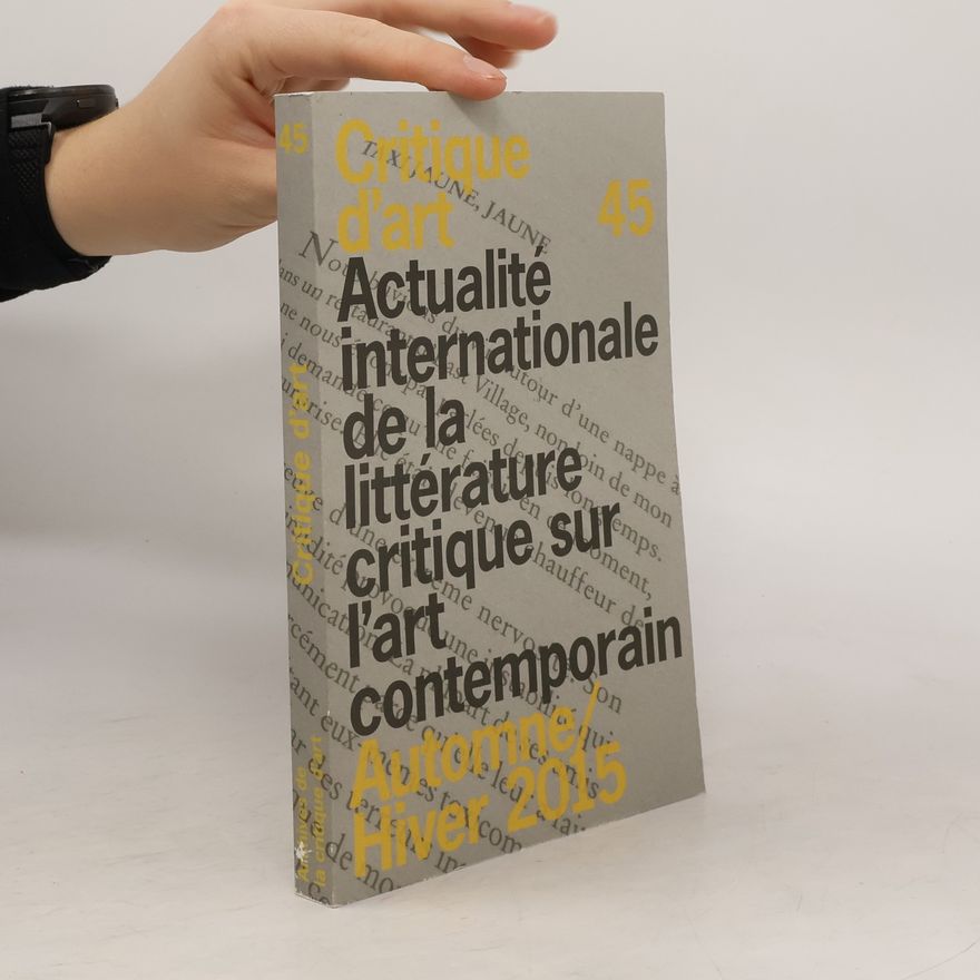 Various authors Critique d'Art 45