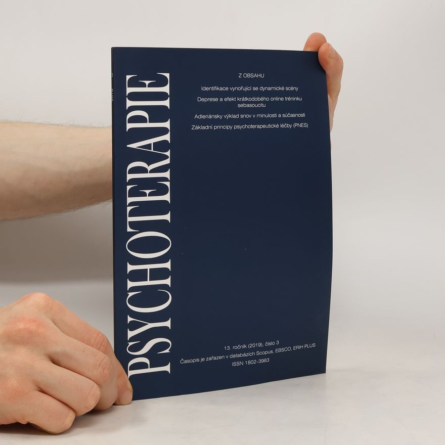 Various authors Psychoterapie (13. ročník, č. 3, 2019)