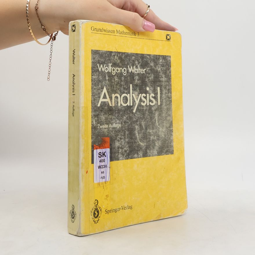 Wolfgang Walter Grundwissen Mathematik - 3: Analysis I