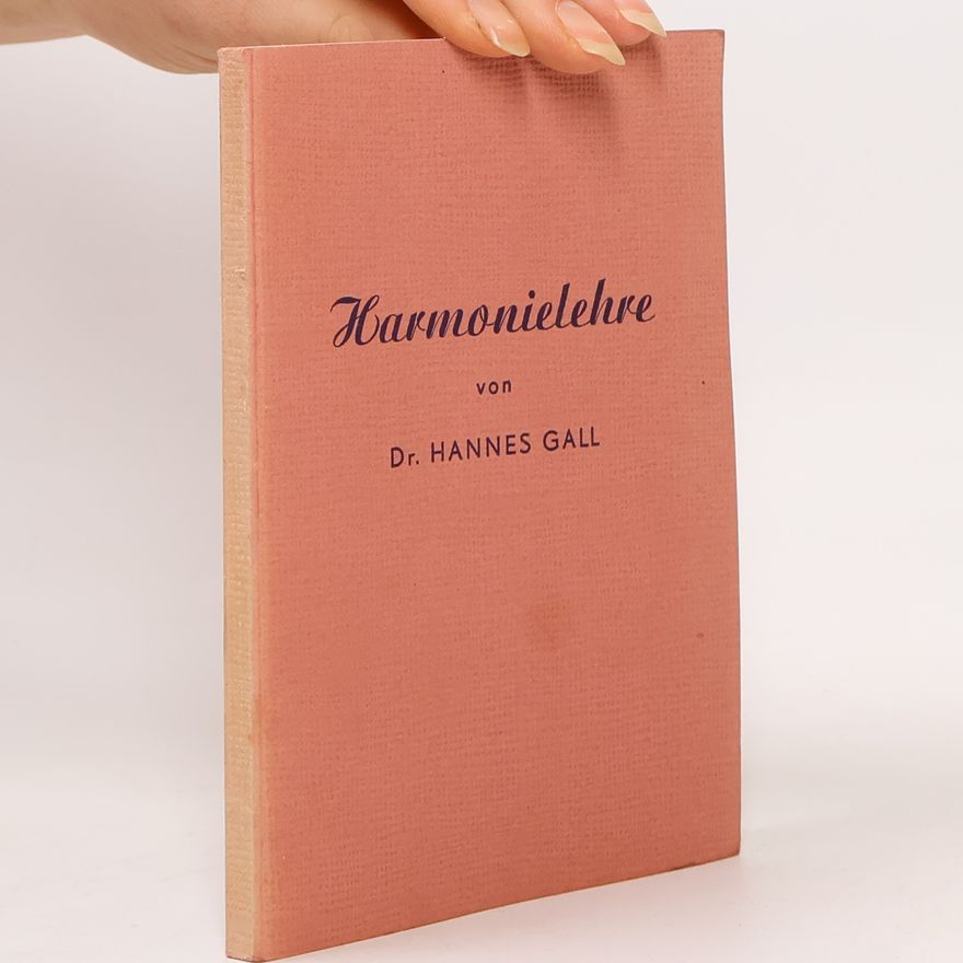 Hannes Gall Harmonielehre