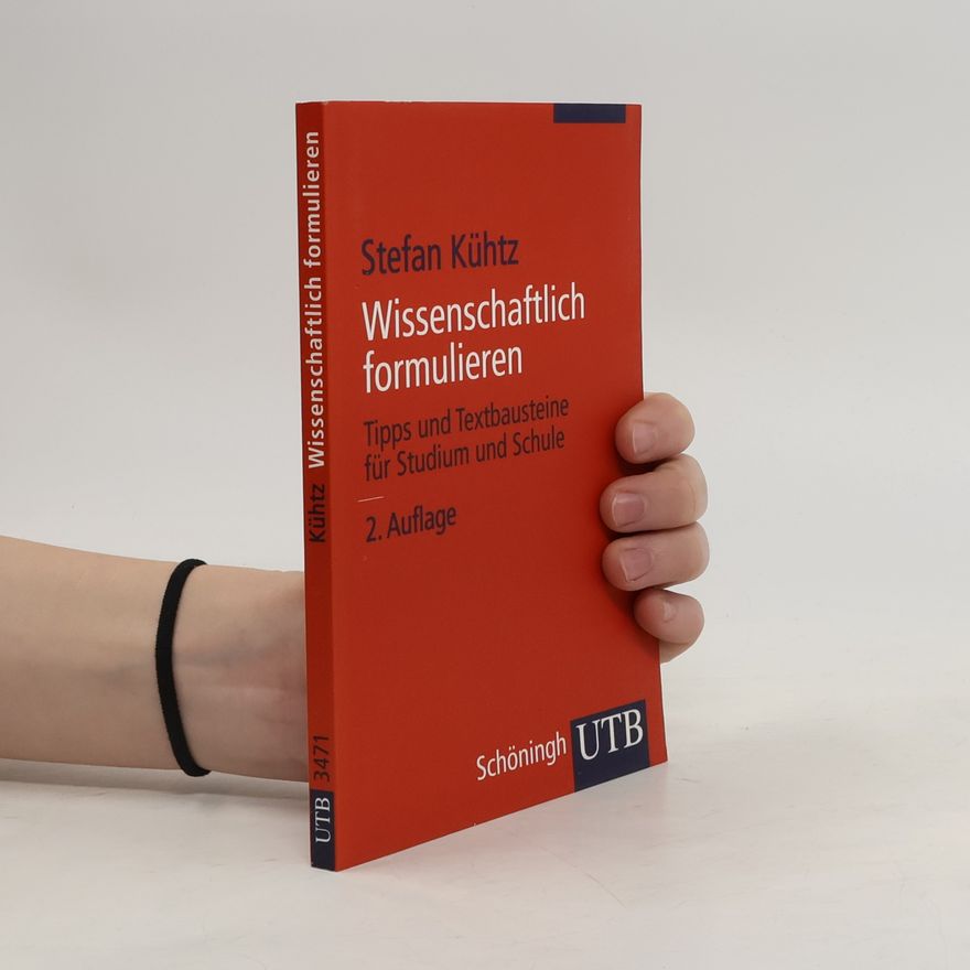Stefan Kühtz Wissenschaftlich formulieren