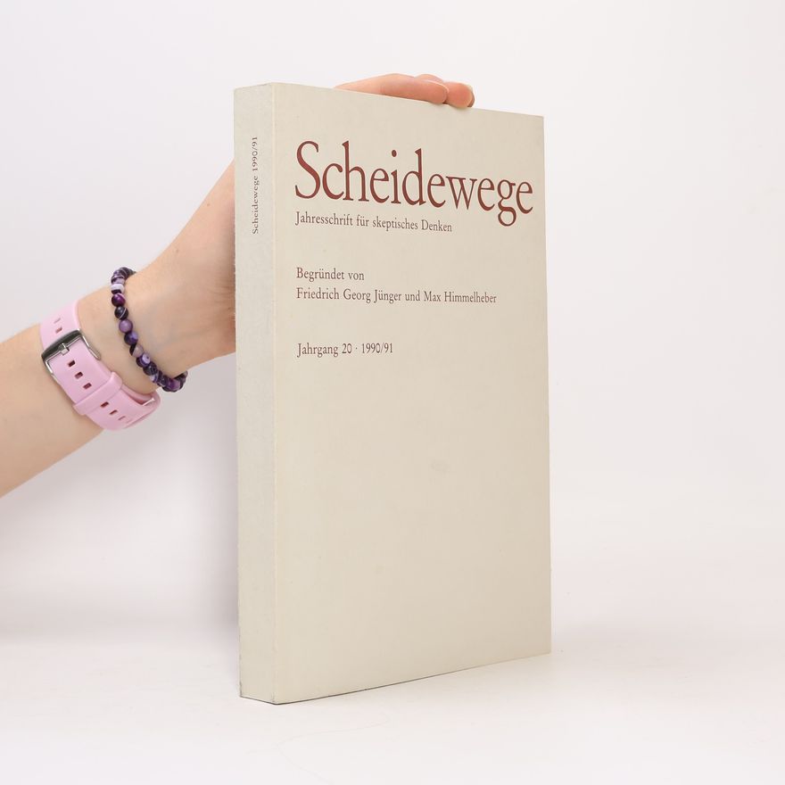 Max Himmelheber Scheidewege 20. 1990/91