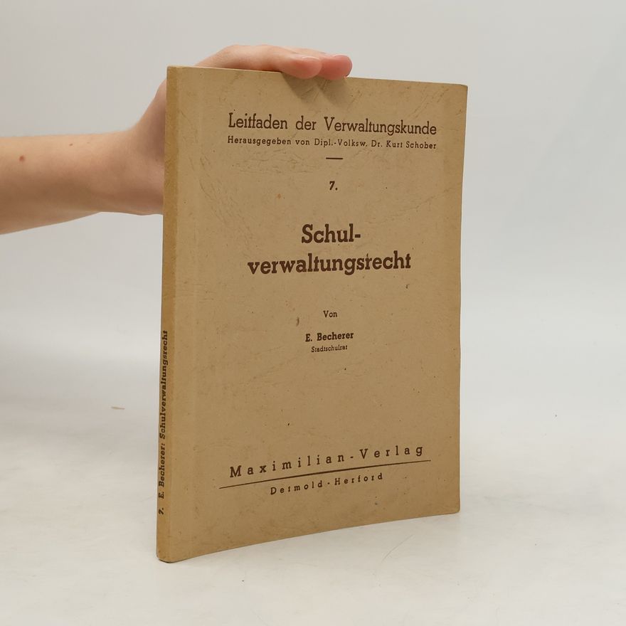 E. Becherer Schulverwaltungsrecht