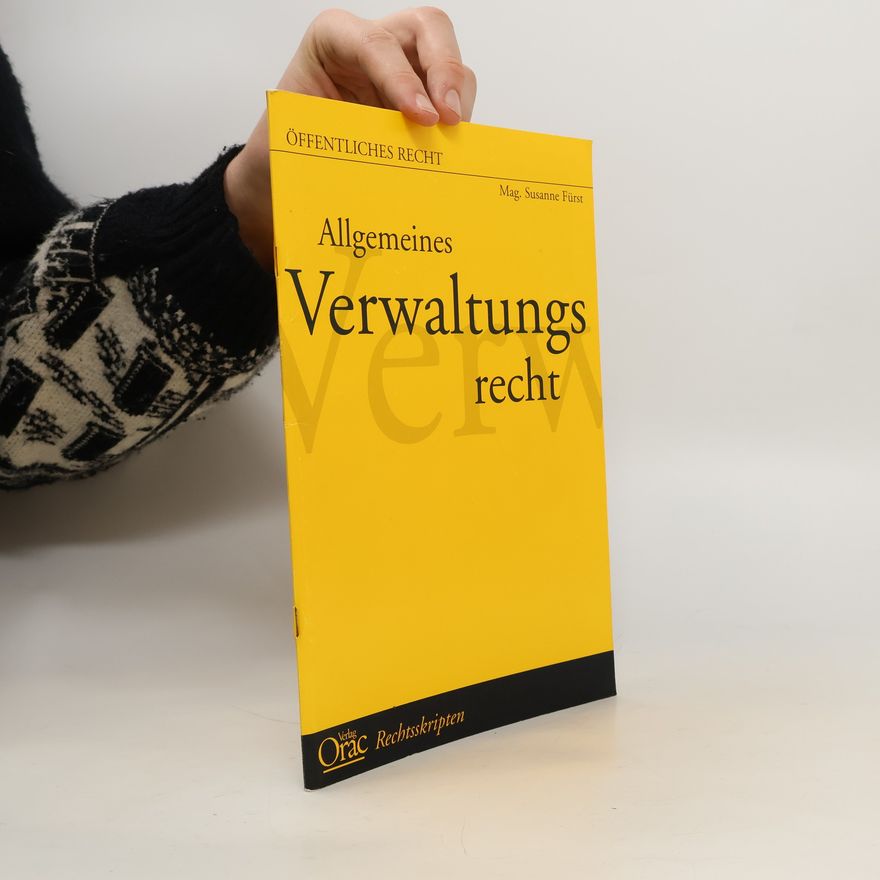 Susanne Fürst Allgemeines Verwaltungsrecht